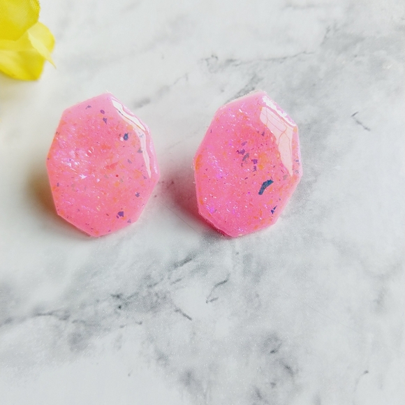 OpalGlaze Handmade Studs - Picture 3 of 3